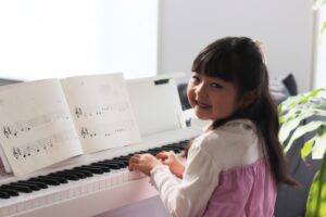 津田沼のピアノ教室レッスンの様子