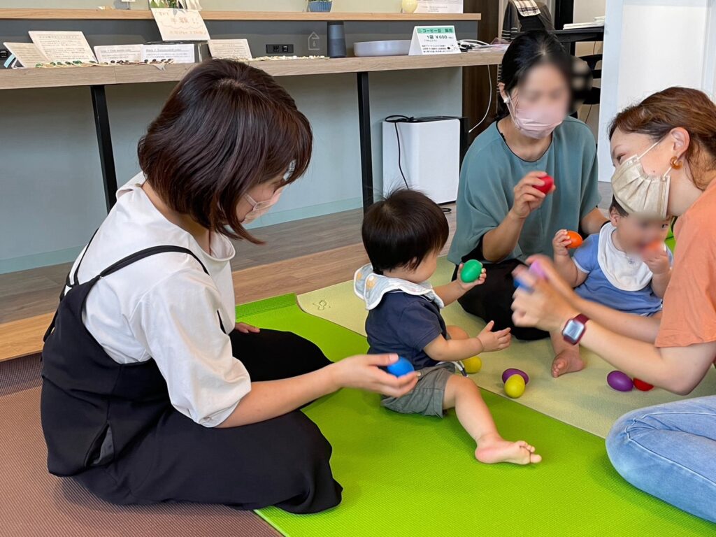 津田沼のリトミック教室の様子