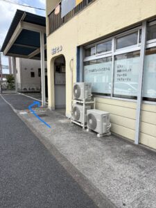 習志野市のピアノ教室の駐輪場について