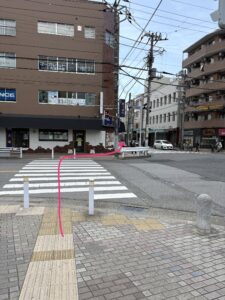 習志野市のピアノ教室までのアクセス京成津田沼駅入口