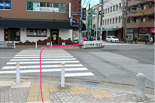 ワイガヤ通り方面